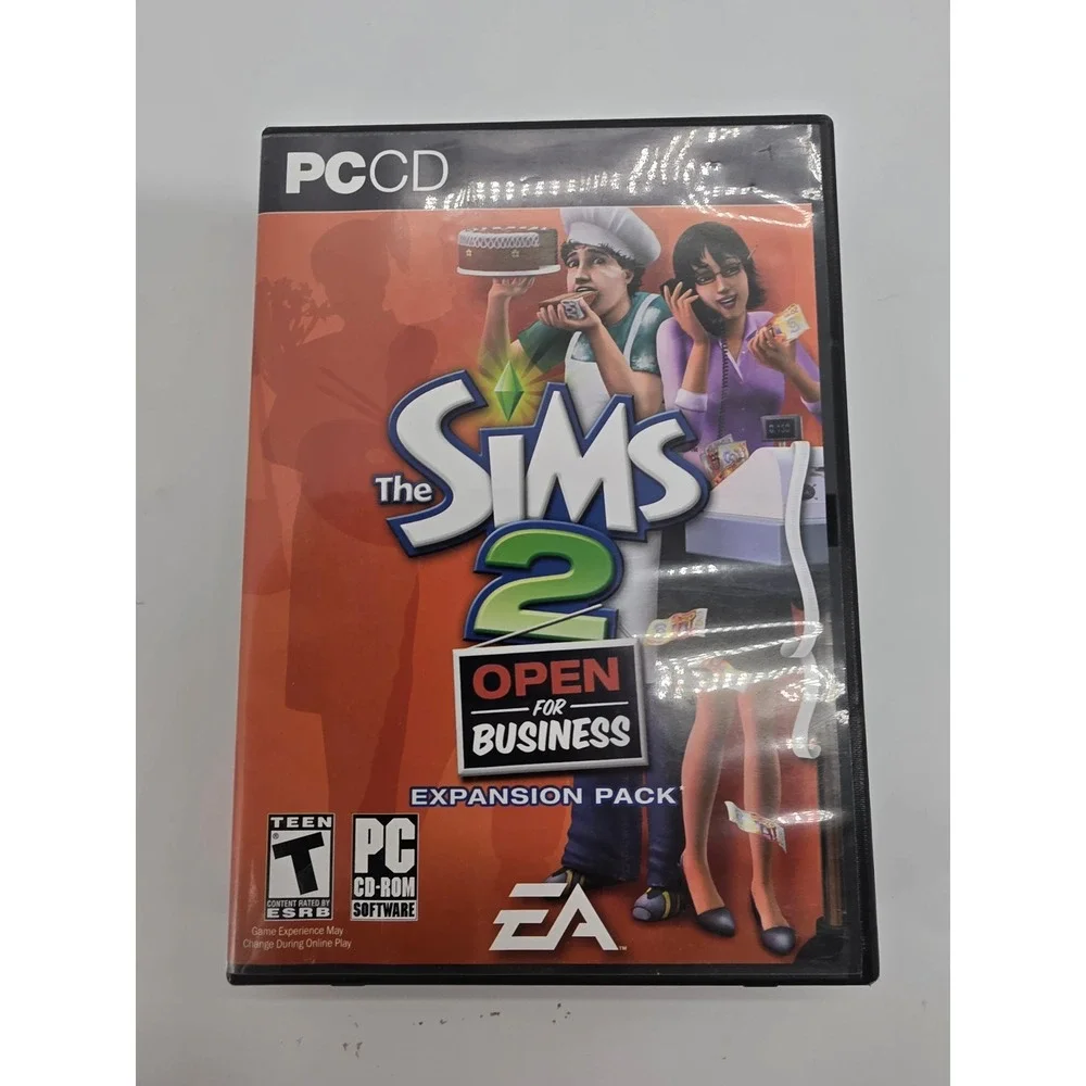 The Sims 2 Open for Business Expansion Pack PC CD-ROM EA Maxis 2006 Complete